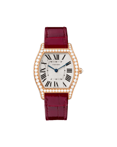 WA501008 Cartier Tortue | Medium model, hand-wound mechanical movement, rose gold, diamonds