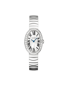 Baignoire small model | Small model, quartz movement, white gold, diamonds