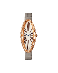 Baignoire Allongée | Medium model, hand-wound mechanical movement, rose gold