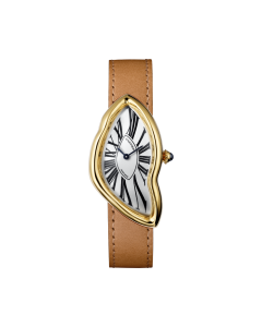 WGCH0006 Crash | Medium model, hand-wound mechanical movement, yellow gold, leather