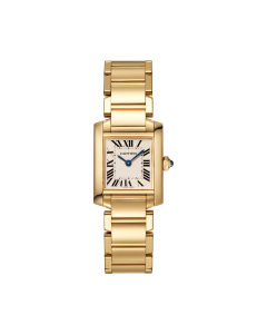 Tank Française | Small model, quartz movement, yellow gold