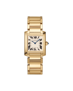 Tank Française | Medium model, quartz movement, yellow gold