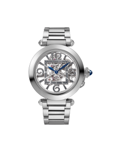 WHPA0007 Pasha de Cartier | 41 mm, automatic movement, steel, interchangeable metal and leather straps