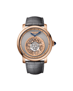 WHRO0027 Rotonde de Cartier | 45mm, automatic movement, rose gold, leather