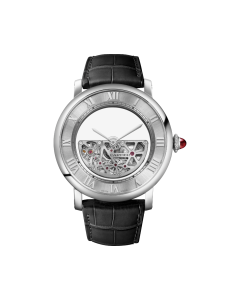WHRO0078 Rotonde de Cartier | 43.5 mm, automatic movement, platinum, leather