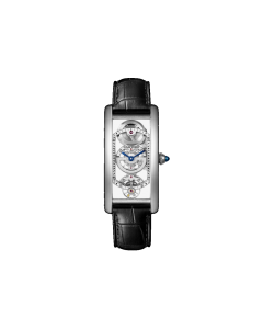 WHTA0009 Tank Cintrée | Large model, hand-wound mechanical movement, platinum
