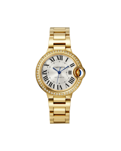 WJBB0042 Ballon Bleu de Cartier | 33mm, automatic movement, yellow gold, diamonds