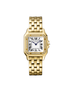 WJPN0016 Panthère de Cartier | Medium model, quartz movement, yellow gold, diamonds