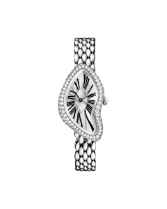 WL420051 Crash | Medium model, hand-wound mechanical movement, white gold, diamonds