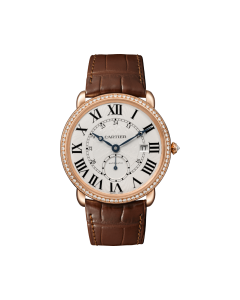 Ronde Louis Cartier | 40mm, automatic movement, rose gold, diamonds