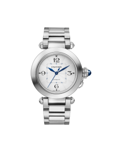 WSPA0015 Pasha de Cartier | 35mm, automatic movement, steel, interchangeable metal and leather straps