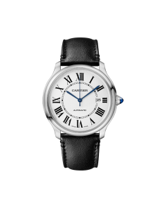 WSRN0032 Ronde Must de Cartier | 40 mm, automatic movement, steel, strap made without animal materials