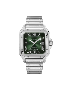WSSA0062 Santos de Cartier watch | Large model, automatic movement, steel, interchangeable metal and leather bracelets