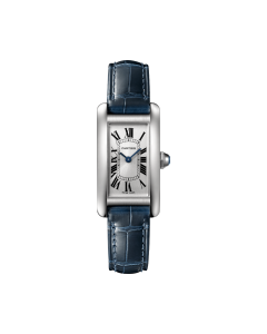 Tank Américaine | Small model, quartz movement, steel, leather