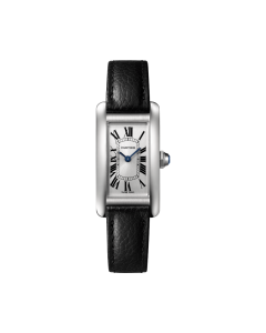 Tank Américaine | Small model, quartz movement, steel, leather