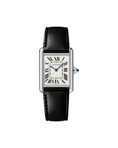 WSTA0059 Tank Must | Large model, SolarBeat™ photovoltaic movement, steel, strap made with non-animal leather