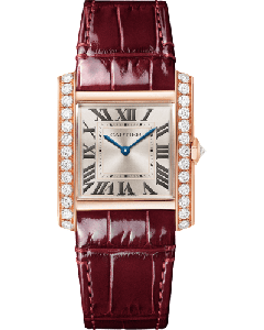 WJTA0072 Tank Française l Medium model, quartz movement, rose gold, diamonds