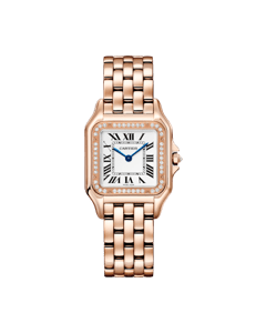 WJPN0088 Panthère de Cartier l Medium model, quartz movement, rose gold, diamonds
