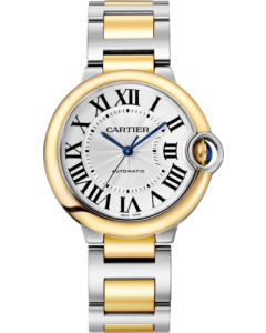 W2BB0038 Ballon Bleu de Cartier l 36 mm, automatic mechanical movement, yellow gold, steel