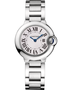 WSBB0067 Ballon Bleu de Cartier watch l 28 mm, quartz movement, steel