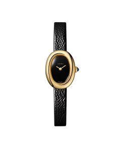 CRWGBA0040 Baignoire | Mini model | quartz movement | yellow gold | leather