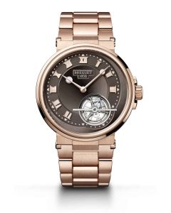 Marine Tourbillon 5577BR l Brown dial l Metal Bracelet