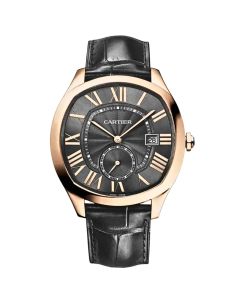 WGNM0004 Drive de Cartier l Automatic, 18k Rose Gold, Leather Strap