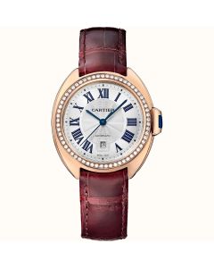 WJCL0047 Clé de Cartier l 31 mm, self-winding mechanical movement. 18K rose gold, diamonds