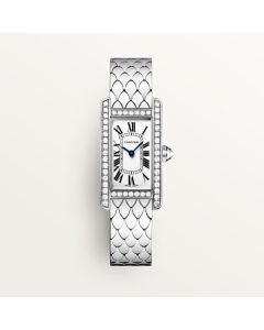 WB710009 Tank Américaine l Small model, quartz movement, white gold, diamonds