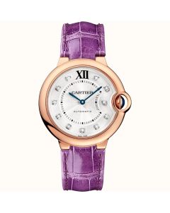 WJBB0010 Ballon Bleu de Cartier l  36 mm, mechanical movement with automatic winding. 18K rose gold, diamonds