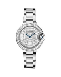 WE902048 Ballon Bleu de Cartier l 33 mm, automatic movement, white gold, diamonds