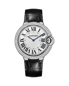 WE902056 Ballon Bleu de Cartier l 40 mm, hand-wound movement, white gold, diamonds
