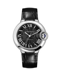 WSBB0003 Ballon Bleu de Cartier l 42 mm, automatic movement, steel, leather