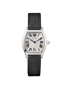 W1556361 Tortue l Silvered guilloche Dial, White Gold, Leather Strap
