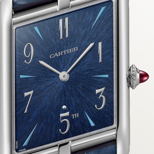 ゆうきんぐCartier Tank ☆オーバーホール&amp;外装仕上げ済☆ Cartier Tank MC W5330007 Men's Silver Roman Stainless Steel
