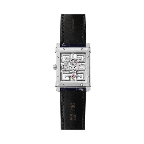 Tank Chinoise | Large model | hand-wound mechanical skeleton