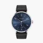 NOMOS Tangente 2date Ref. 136 l blue dial with sunburst finish