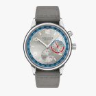 Club Sport Neomatik Worldtimer silver Ref. 791 l Textile woven strap