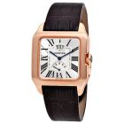 W2020067 Santos-Dumont l Automatic, 18k Rose Gold, Leather 