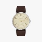 TANGENTE 33 KARAT Ref. 126 | Velour Leather Brown Strap