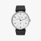 TANGENTE DATE POWER RESERVE Ref. 131 | Horween Genuine Shell Cordovan black Strap
