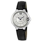 W4BB0009 Ballon Bleu de Cartier l 33 mm, automatic movement, steel, diamonds, leather