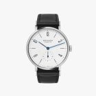 TANGENTE Ref. 139 | Horween Genuine Shell Cordovan black Strap | Crystal Glass Back
