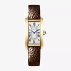 WGTA0338 Tank Americaine l Quartz, 18k Yellow Gold, Leather Strap