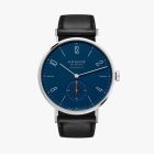 TANGENTE NEOMATIK 39 MIDNIGHT BLUE Ref. 142| Horween Genuine Shell Cordovan Remborde Black Strap