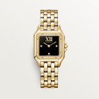 WJPN0090 Panthère de Cartier l Medium model, quartz movement, yellow gold, diamonds