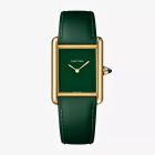 WGTA0286 Tank Louis l Automatic, 18k Yellow Gold, Leather Strap