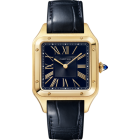 WGSA0115 Santos-Dumont l Large model, quartz movement, yellow gold, leather
