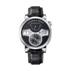 ZEITWERK With Black Dial And Black, Alligator Leather Strap