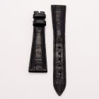 Strap PP Black Pin Leather Alligator (Matt) - Sq scales [PDD] 20x14 mm Long